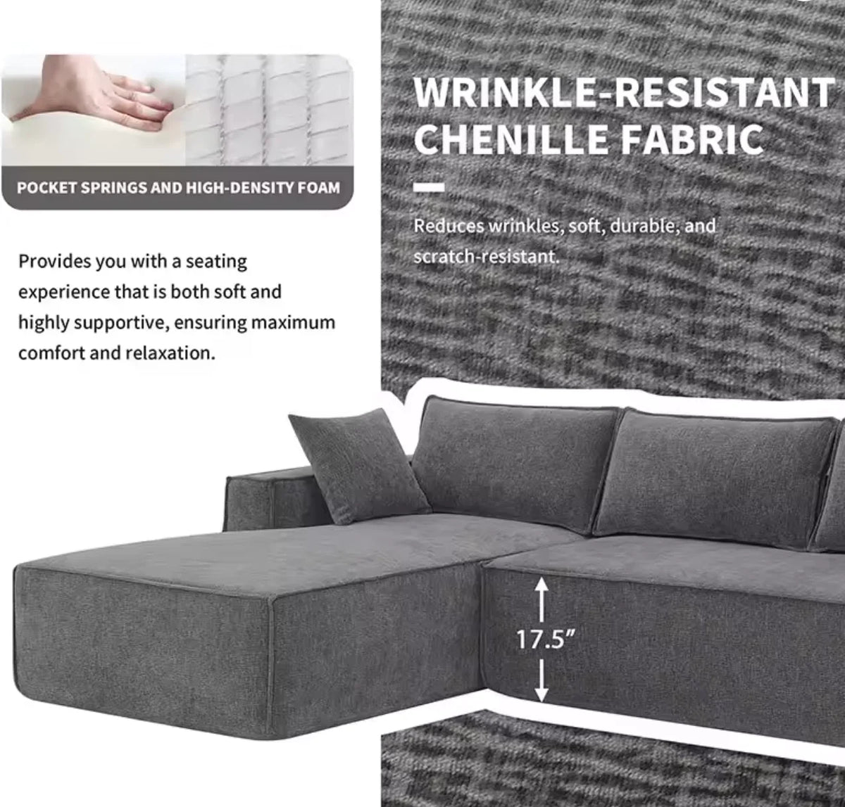 Luxury Living Room Furniture Set Modern Fabric Compressed Sofa Bed Compressed Couch Living Room Sofas
