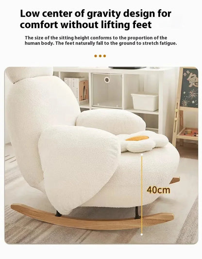 Modern Ergonomic White Chairs Minimalist Living Room Recliner Lounge Chairs Floor Bedroom Articulos Para El Hogar Home Decor