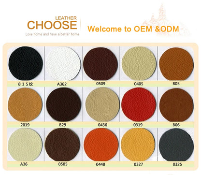 China Supplier's Customized Modern Leather Sofa Set Genuine Leather Home Furniture with Sponge Filling for Living Room