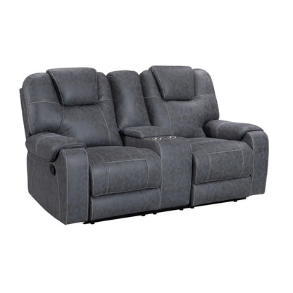 Modern 321 Sectional Leather Recliner Couch for Living Room Extendable Wood-Framed Sofa Seat Recliners Furniture Set 6032