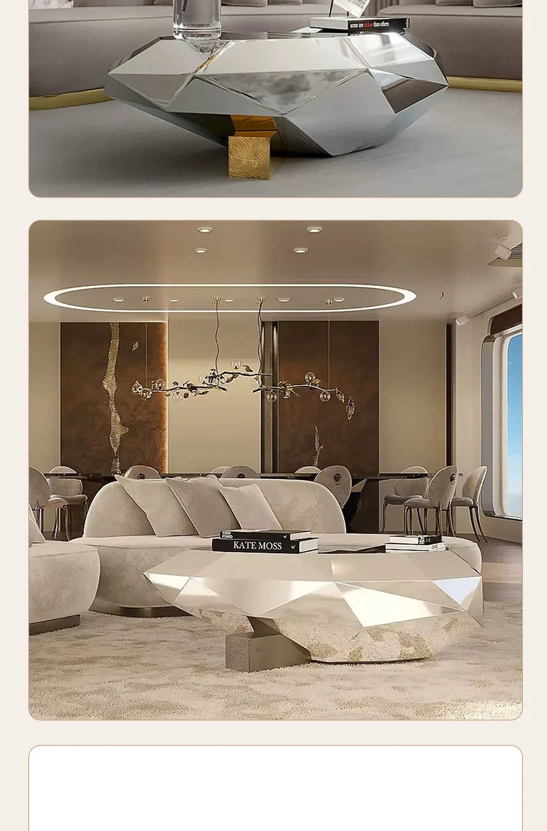 Modern Luxury Coffee Table Nordic Small Designer Books Industrial Coffee Table Clear Simple Cheap Metal Meubles Home Furniture