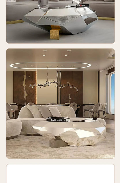 Modern Luxury Coffee Table Nordic Small Designer Books Industrial Coffee Table Clear Simple Cheap Metal Meubles Home Furniture
