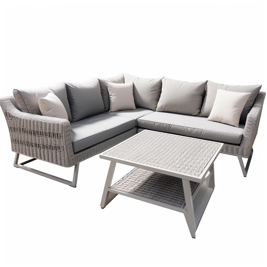 Hot selling outdoor rattan sofa sectional sofa set Rattan  luxury garden furniture patio sets outdoor furniture