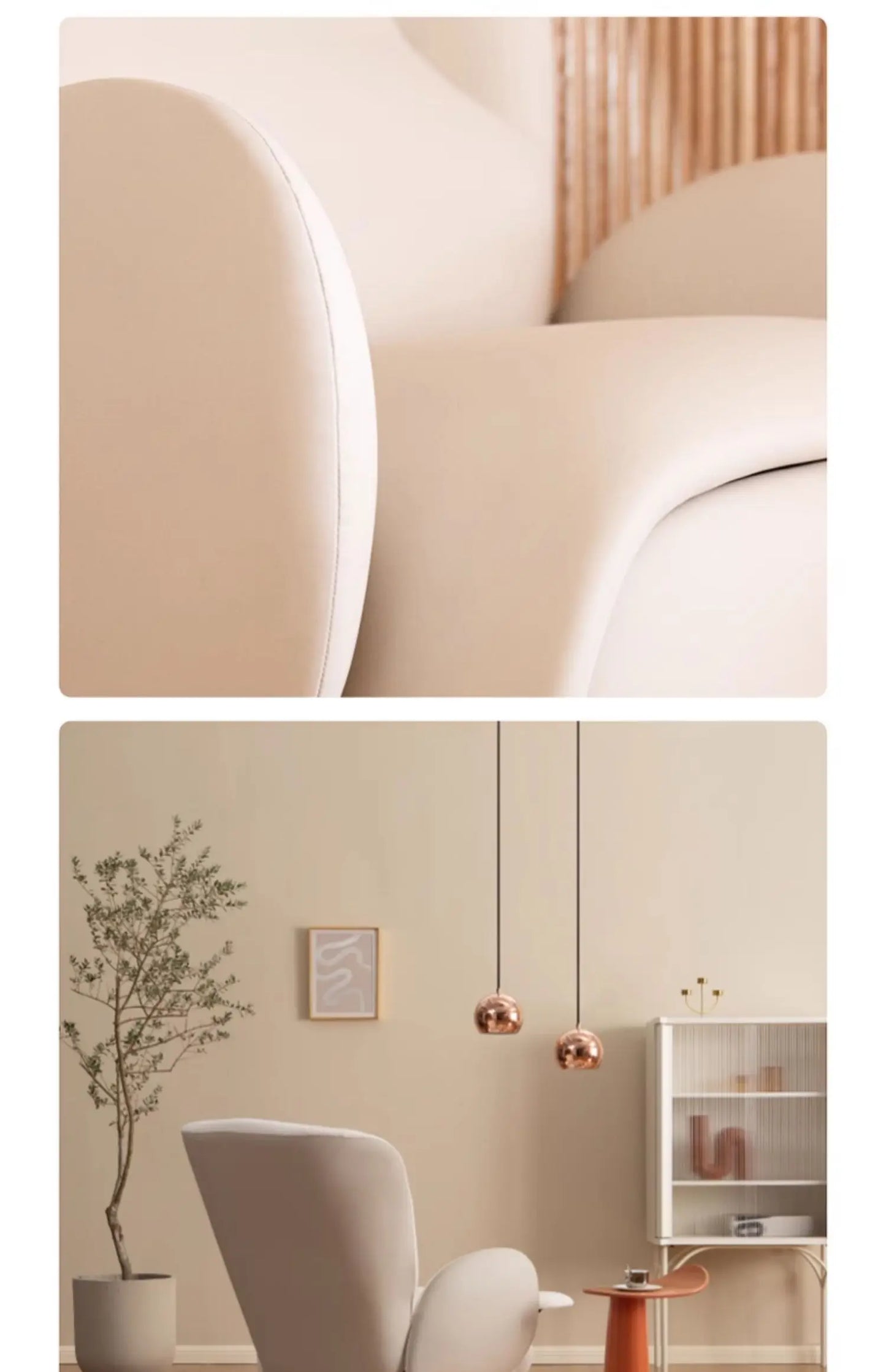 Sofa chair Nordic style home leisure chair lazy bedroom recliner simple atmosphere