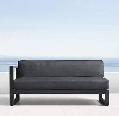 Four Piece Set Outdoor Aluminum Alloy Sofa Terrace Garden Bar Waterproof Sofa Furniture Set outdoor furniture sectional sofa