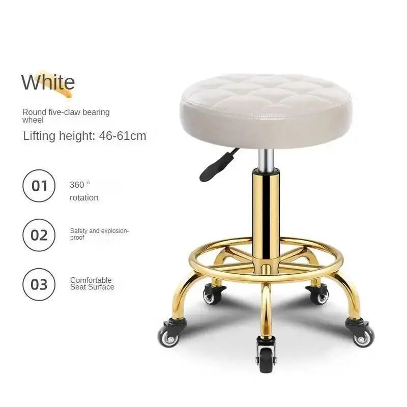 Salon Metal Modern Salon Rotating Office Creative Chairs Barber Luxury Chair Beauty Movable Backrest for Chair for Hair Salon