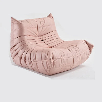 BLazy fabric bedroom living room cream wind can lie down and sleep leisure balcony single chair