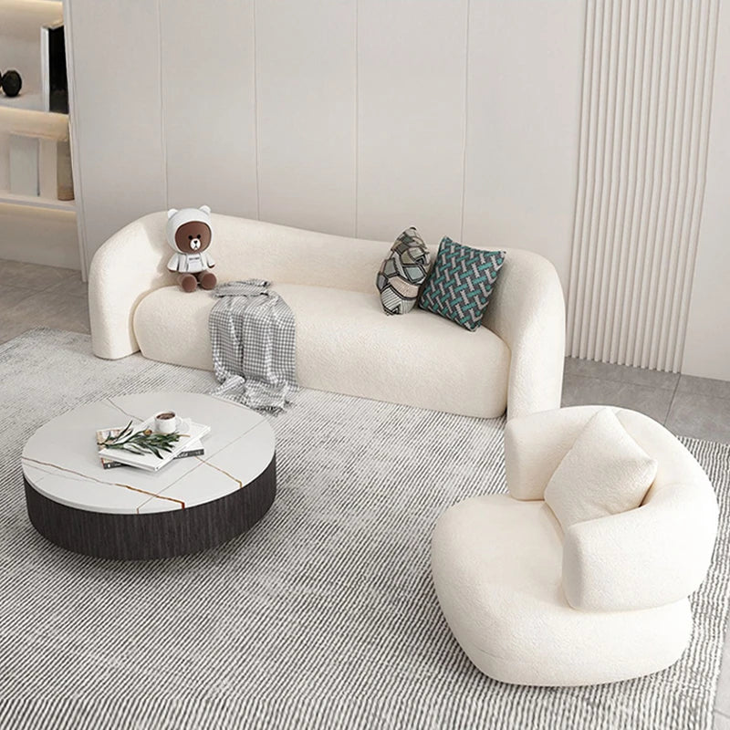 Lounge Floor Living Room Sofas Modern Recliner Children Minimalist Sofas Relaxing Hallway Conference Wood Divano Furniture