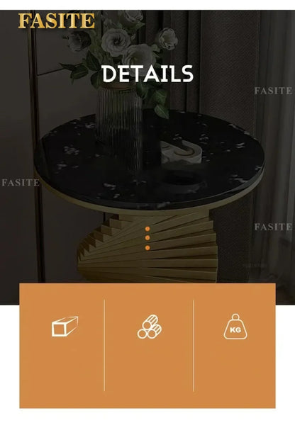 Nordic Leisure Bedroom Side Table Modern Marble Coffee Table for Living Room Furniture Nordic Designer Tables