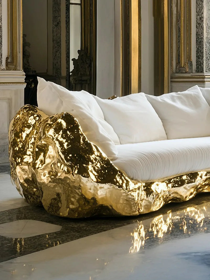 Art aesthetic sofa villa, modern light luxury furniture, high luxury