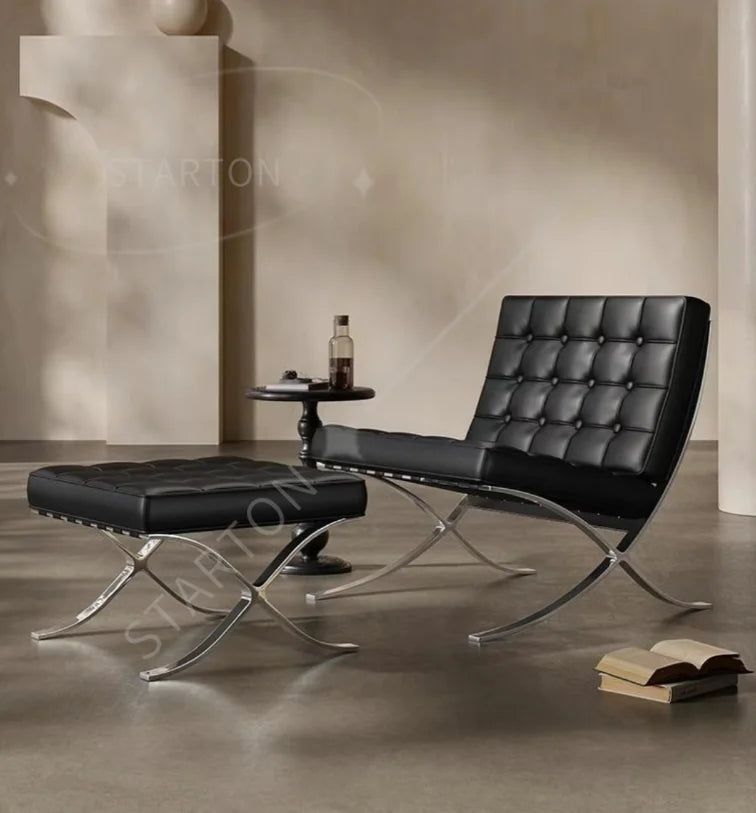 Stylish Barcelona Single, Sofa Chair For, High End Living Room, Italian Designer Lazy, Coffee Sofa Cozy
