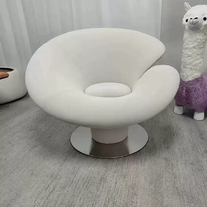 Italian simple leisure chair art lazy Ganoderma lucidum chair