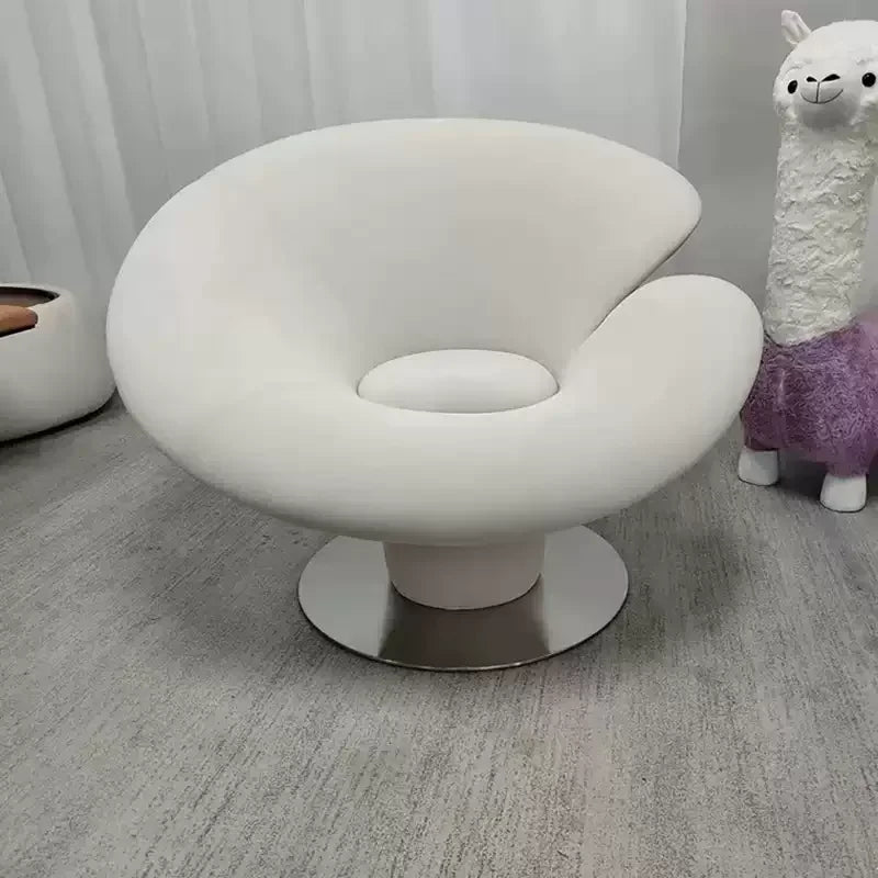 Italian simple leisure chair art lazy Ganoderma lucidum chair