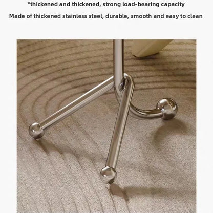 Nordic Designer Medieval Stainless Steel Light Luxury Minimalist Living Room Reception Leisure Single Chair Special-shaped Chair
