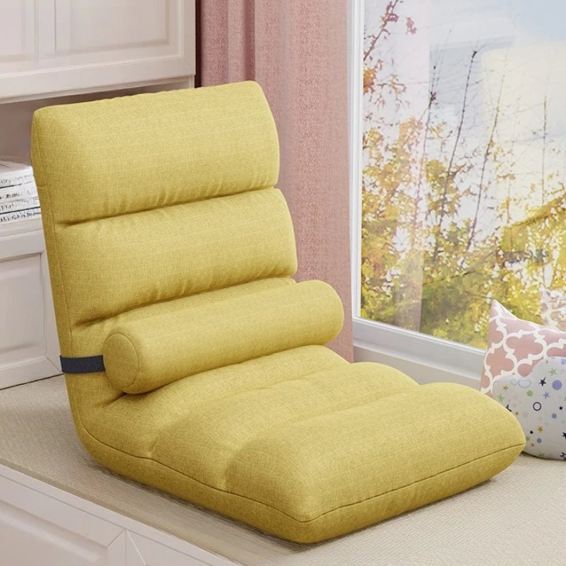 Foldable Sofa, Lazy Sofa for Single Use, Indoor/Outdoor, Reclining, Ergonomic Design, Lightweight, Compact, Suitable for Balcony