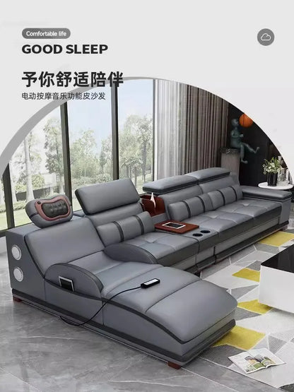 Large Size Lazy Living Room Sofas Leather Relaxing Modern Cheap Lounge Living Room Sofas Luxury Koltuk Takımı Home Decoration