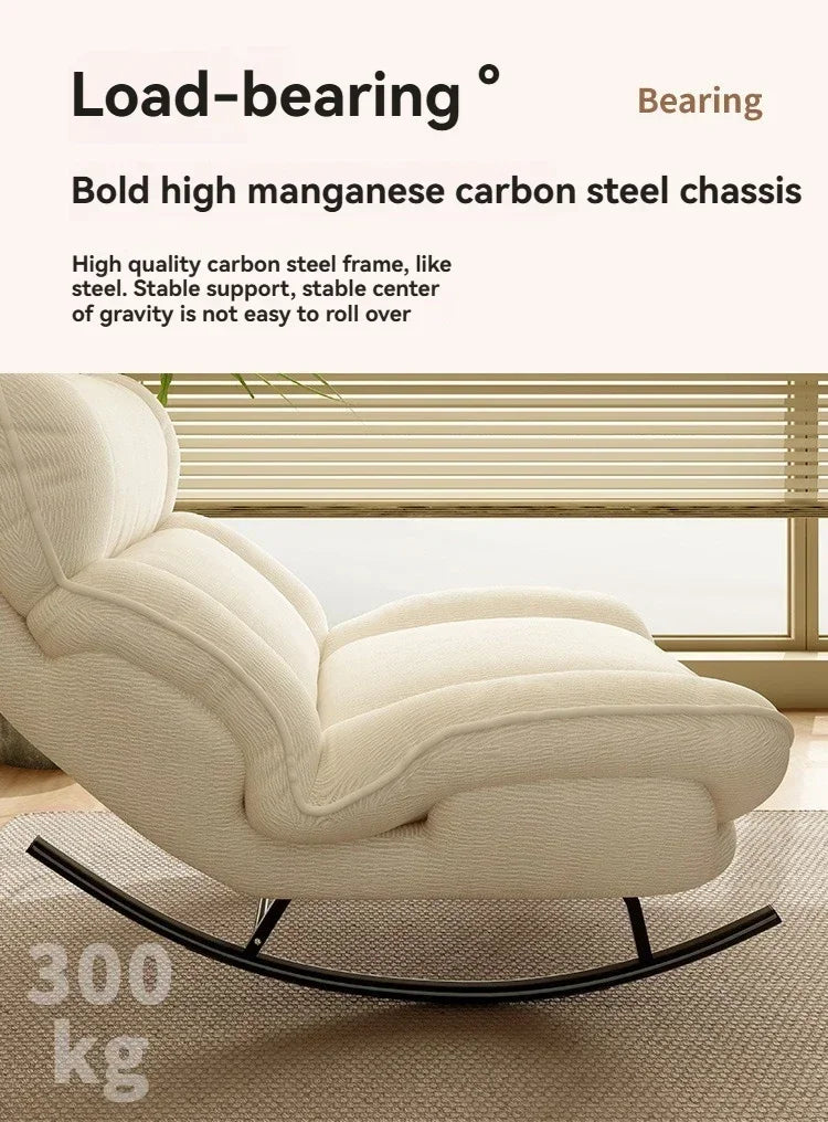 Lazy Sofa, Rocking Chair, Lounge Chair, Balcony, Home Use Leisure Chair, Reclining or Sleeping, Living Room Rocking Chair