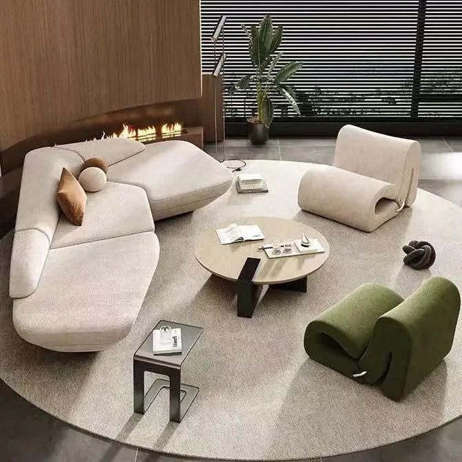 Premium ins style home nail salon rest area beauty salon sofa light luxury office home Nordic style sofa