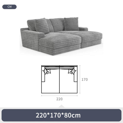 Vacuum Pack Sectional Couches Luxury Living Room White Cloud Sofa Modular Compressed Sofa Set Furniture