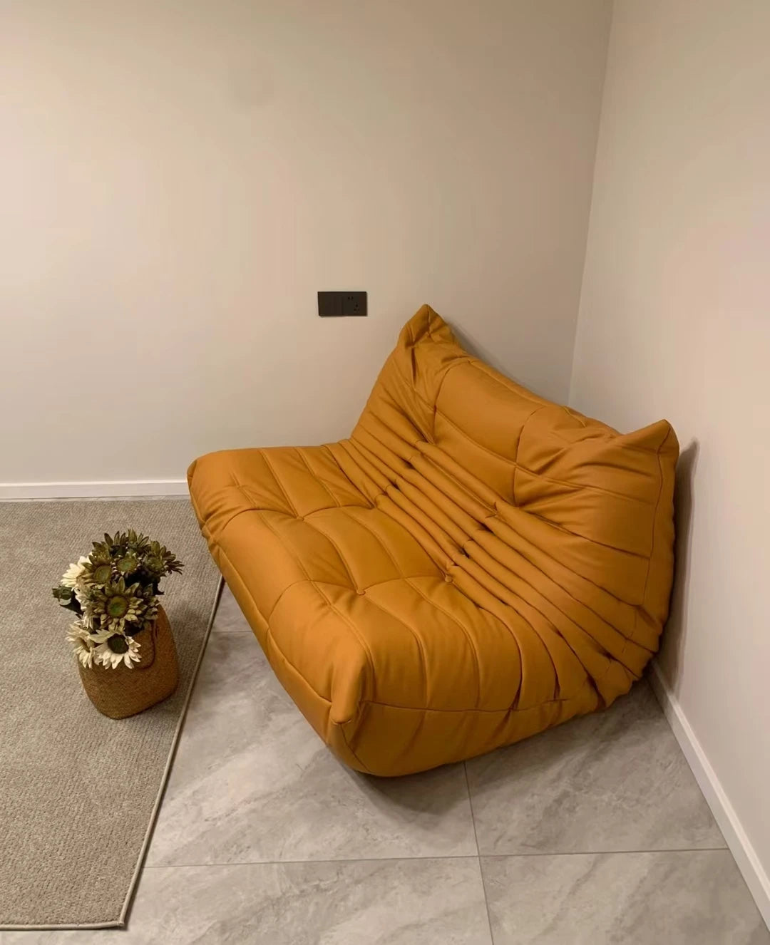 Two sofas, wife's favorite, daughter's favorite, the best seat for taking a shower, caterpillar sofa, luxury item Luxury has con