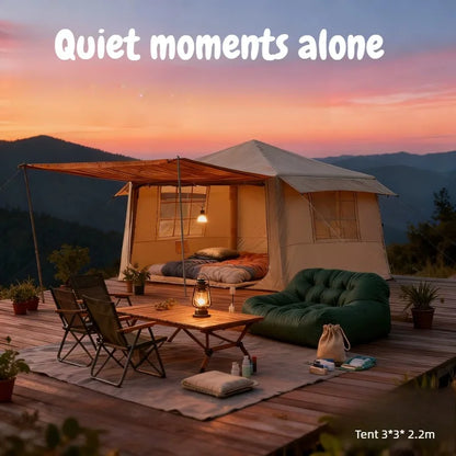 Outdoor Inflatable Tent Quick-opening Portable Tents Waterproof Air Column Integrated Free Installation Thick Camping Supplies