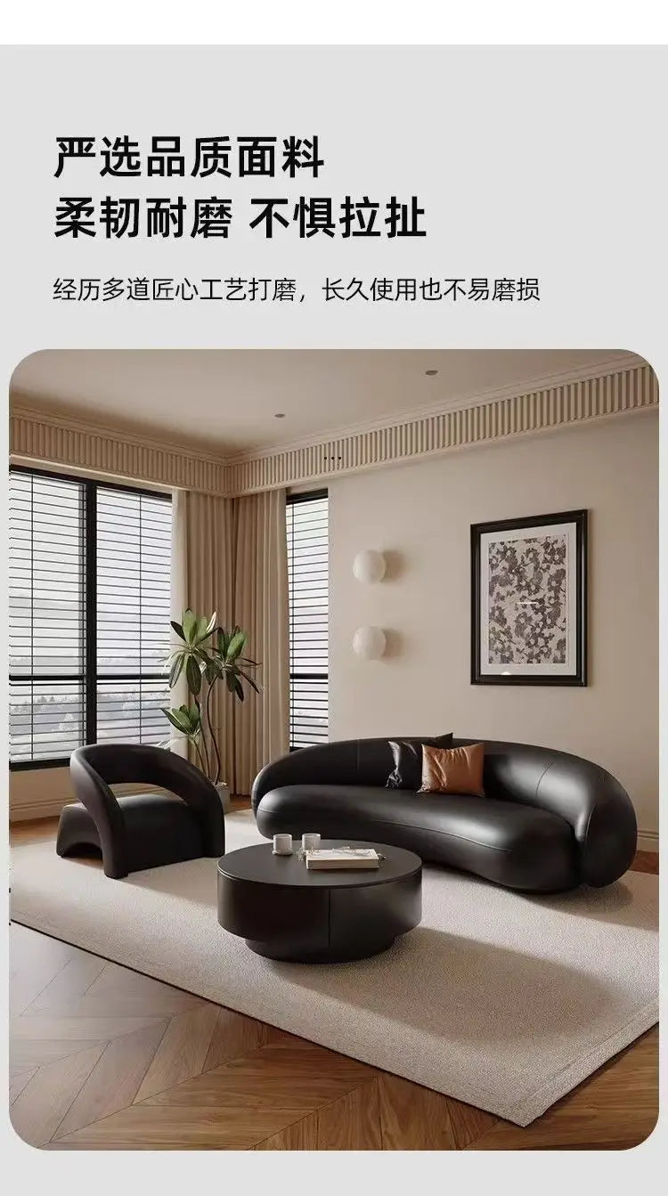 Minimalist Luxury Sofa for Living Room Small Space Lounge Waiting Area Seating