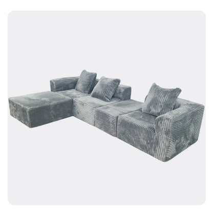 Convertible Modular Sectional Sofa Set - Compression Sofa for Living Room, Comfortable and Stylish Modular Design, Perfect for