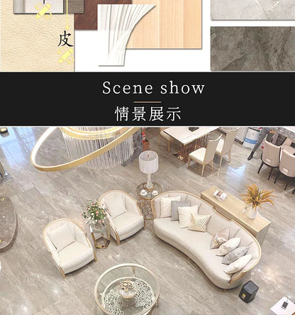 Comfortable Living Room Sofas Lazy Minimalist Leisure Lounge Sofas Italian Synthetic Leather Furniture El Sofá MHSF