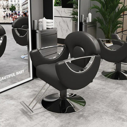 Elegant Beauty Barber Chairs Premium Nordic Style Minimalist Salon Chairs Aesthetic Italian Silla Para Lashista Salon Furniture