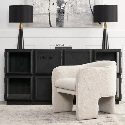 Living room furniture, modern cashmere chair, living room lounge chair