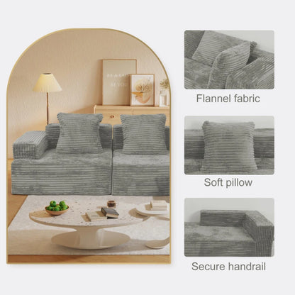 Convertible Modular Sectional Sofa Set Popular Compression Sofa