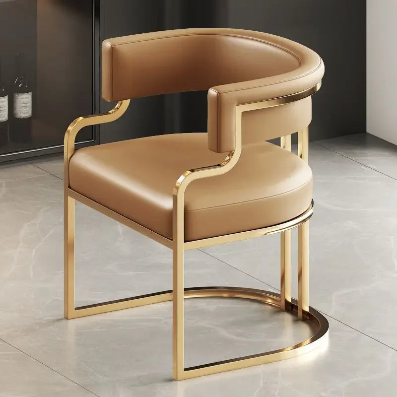 Luxurious modern simple leisure chairs dining chairs home negotiation chairs fashion makeup chairs tea table chairs