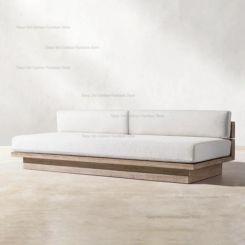 Japanese Style Waterproof and Sunscreen Garden Sofas Simplicity  Designer Modern Garden Sofas Art Outdoor Furniture Divano HBOS