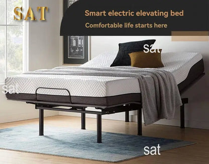 /2025  Modern Design Smart Electric Bed Frame Wholesale Height Angle Adjustable With Remote Control Function Metal Material