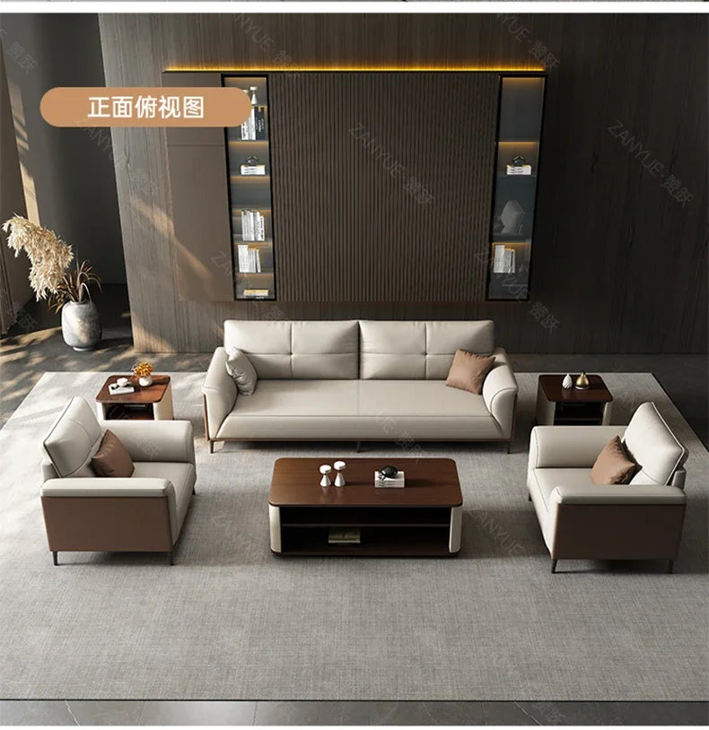 Designer Luxury Living Room Sofa Set Minimalist Beige Sectional Modern Nordic Sofas Puffs Double Canape Salon Home Furniture