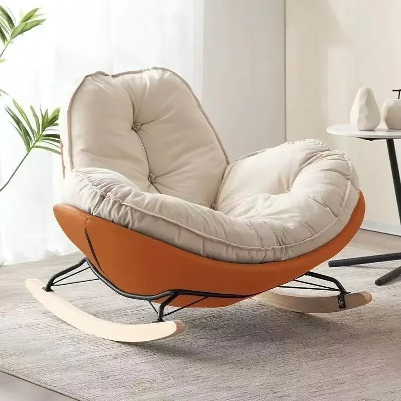 Lazy Couch Penguin Rocking Chair Indoor Leisure Rocking Chair Lounge Chair Rocking Daybed Adult Lounge Snail Balcony Home Egg