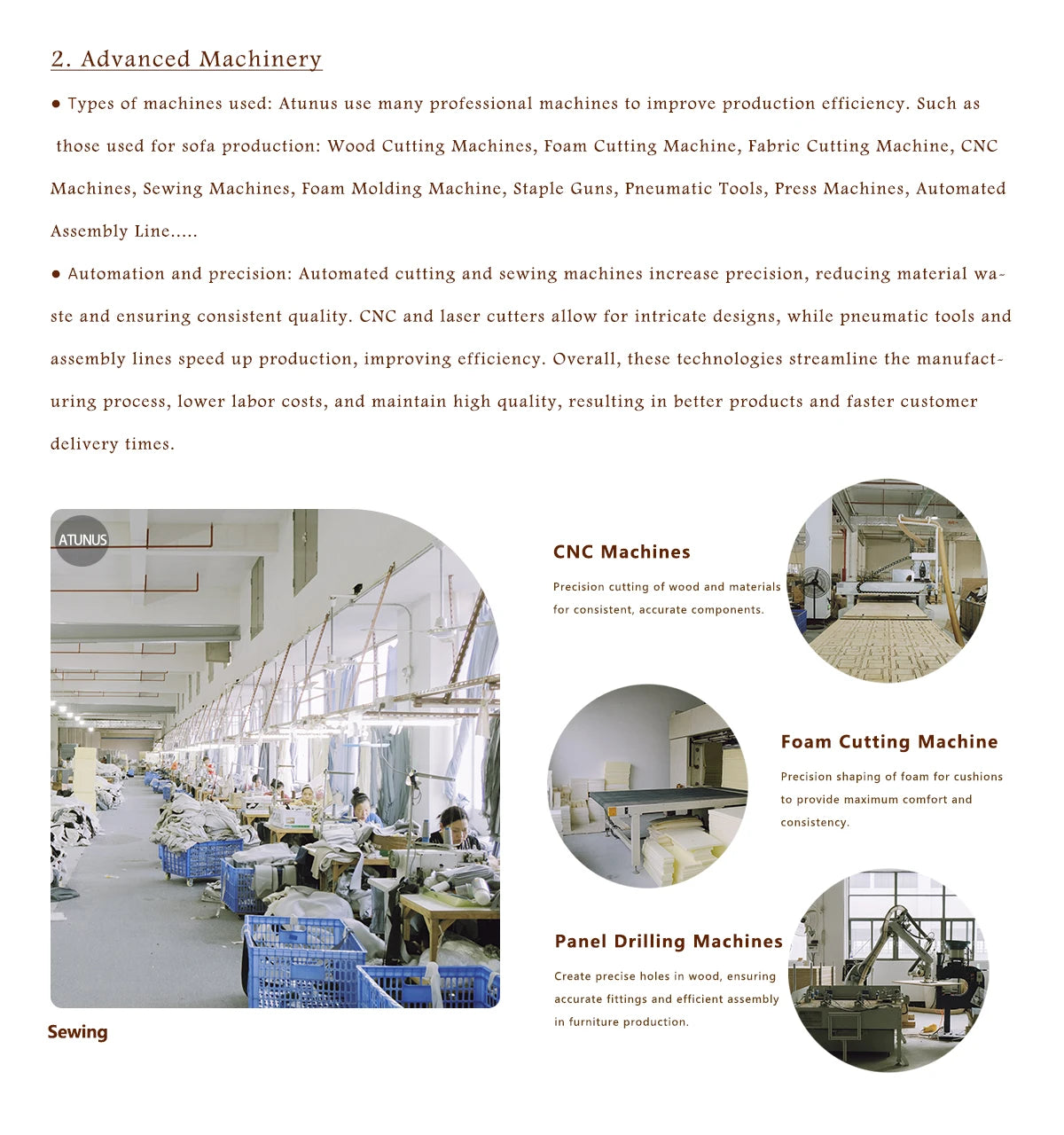 ATUNUS USA in Stock Drop Shipping Cloud Sofa Living Room Furniture Black Corduroy Modular Sectional Couch Sofa Set