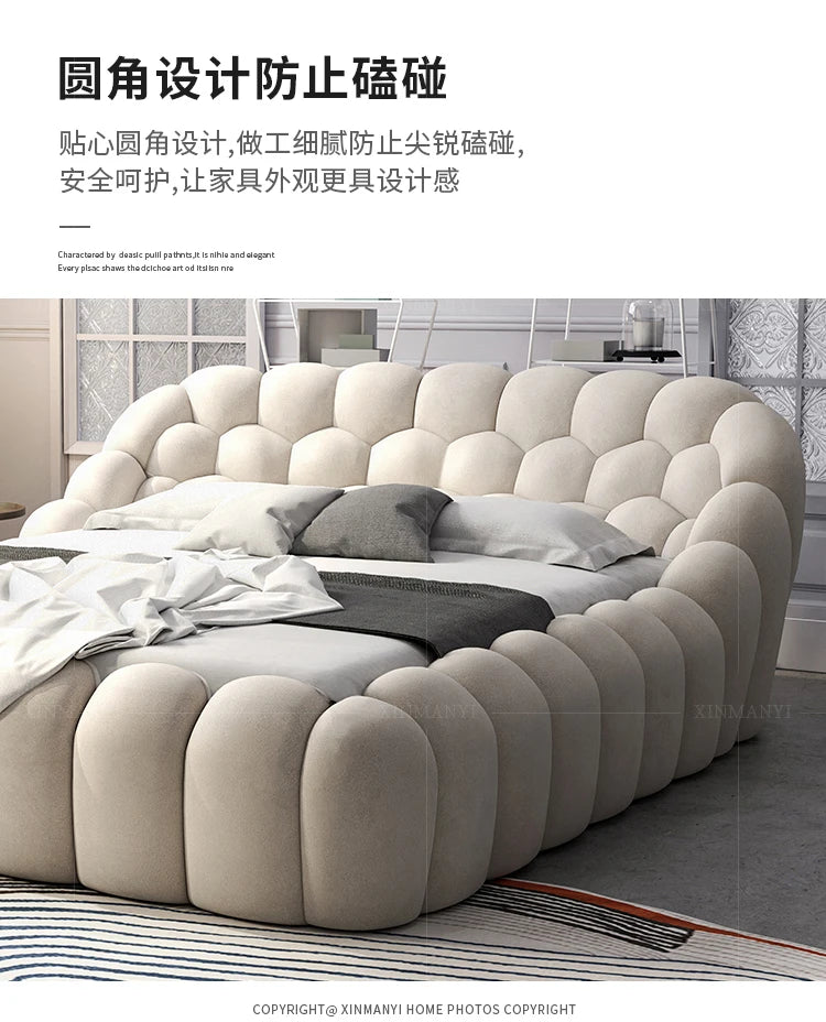 Luxury Double Bed Modern Floor Design Wooden Space Saving Japanese Soft Cheap Bed Comfortable Cama Solteiro Unique Furniture