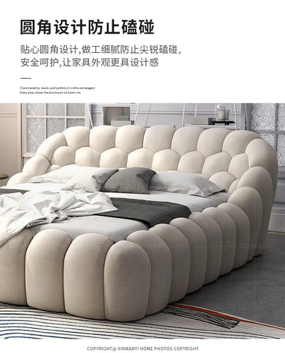 Luxury Double Bed Modern Floor Design Wooden Space Saving Japanese Soft Cheap Bed Comfortable Cama Solteiro Unique Furniture