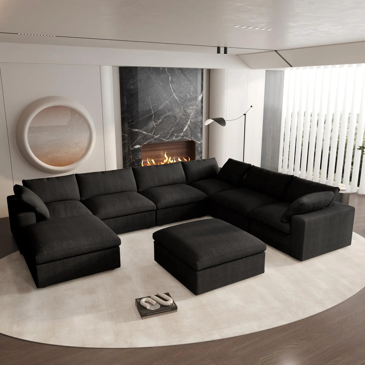 Living Room Apartment Hotel Furniture Sofa Modular Combination Sofa Set