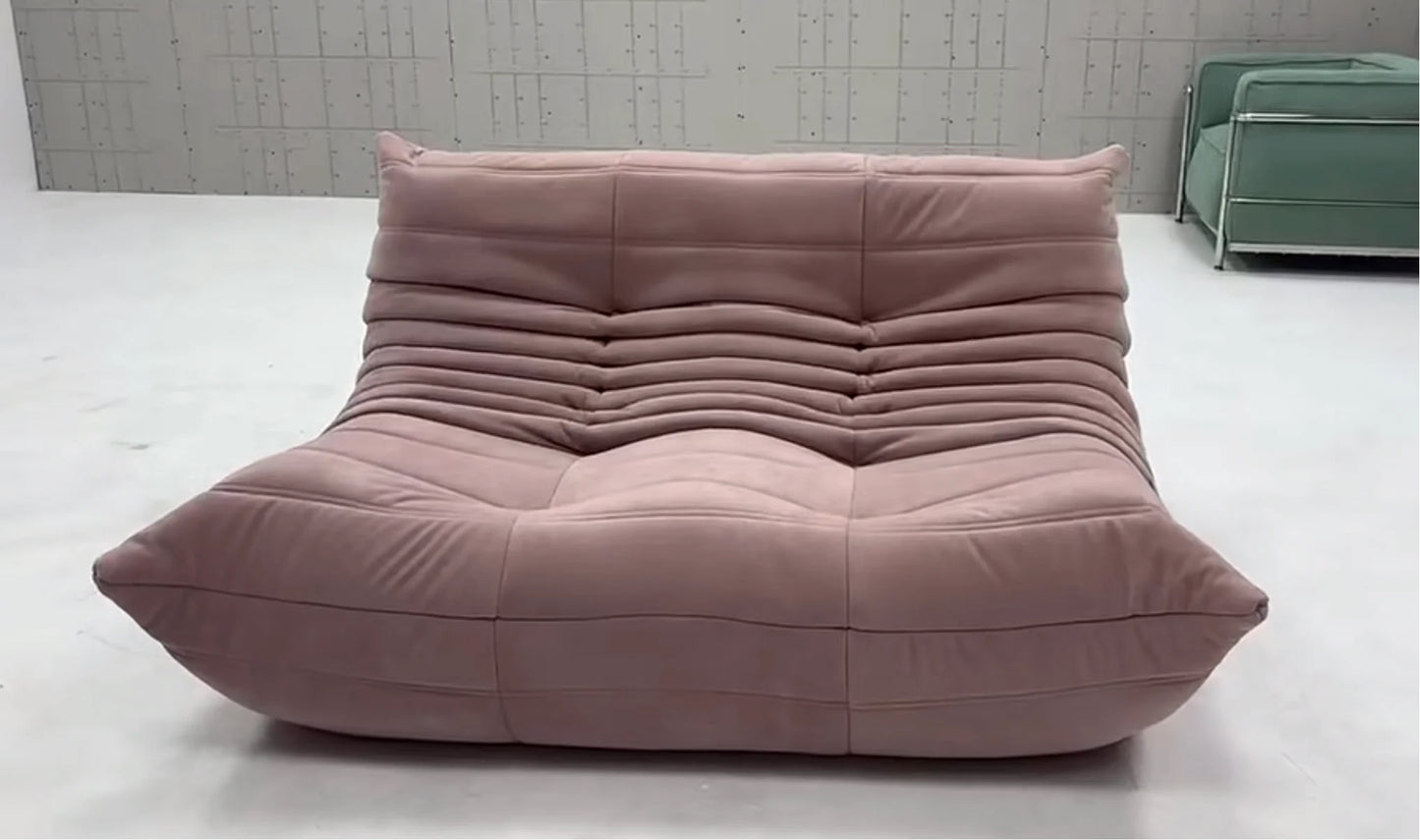 Two sofas, wife's favorite, daughter's favorite, the best seat for taking a shower, caterpillar sofa, luxury item Luxury has con