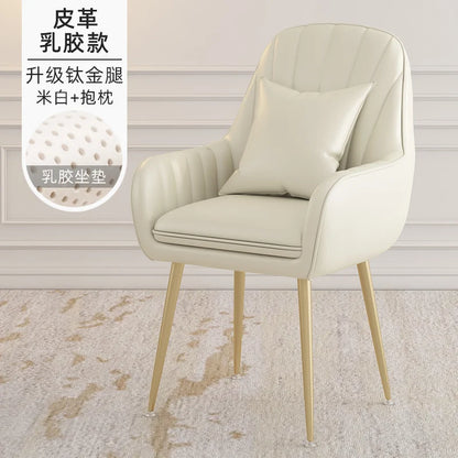 Modern Living Room Dining Chairs Home Furniture Bedroom Dormitory Back Chair Nordic Restaurant Kitchen Cafe Leisure Chair