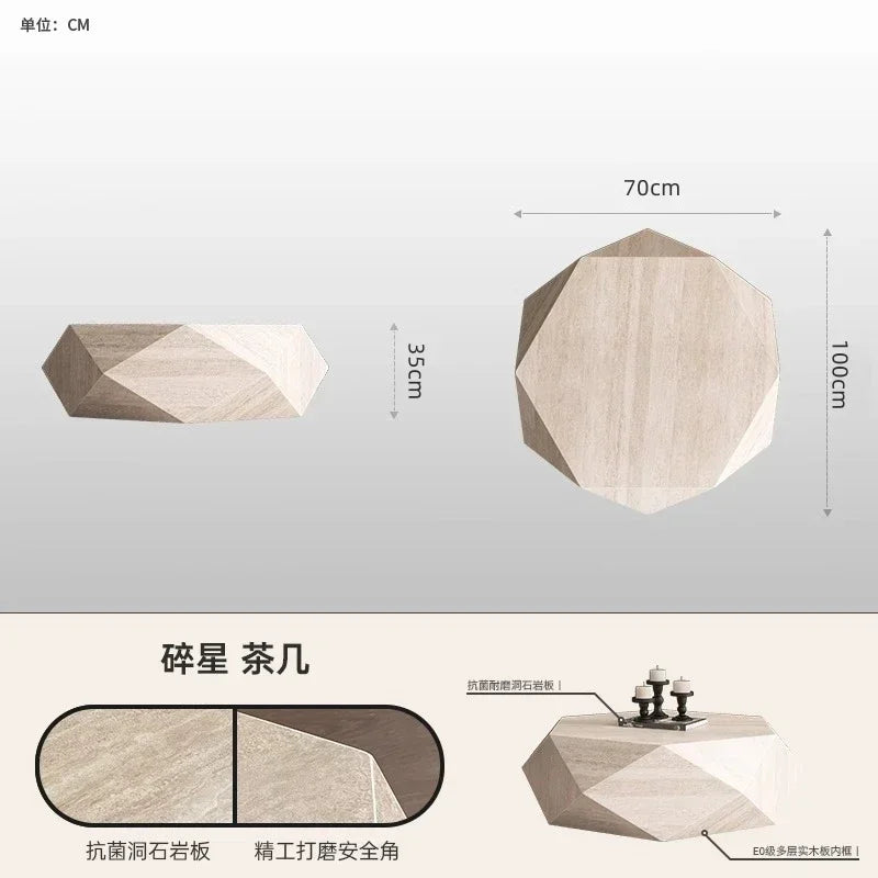 Italian Aesthetic Coffee Table Minimalist Designaccessories Luxury Side Table Art Standing Modern Clearmesas Bajas Furniture