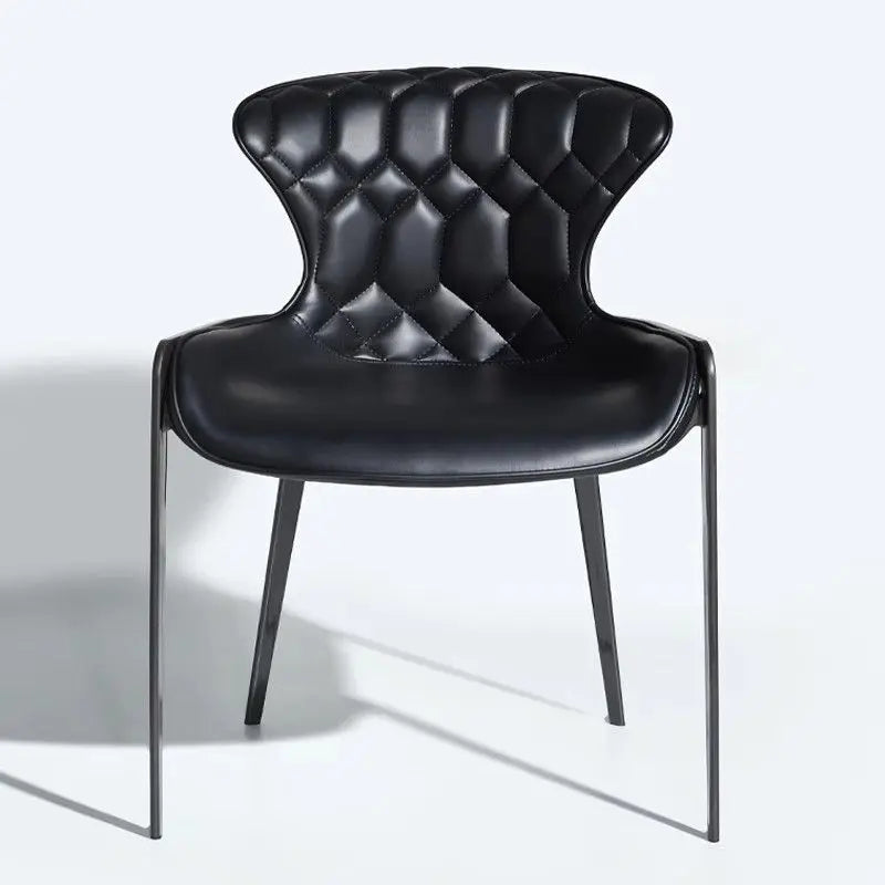 Simple Modern Living Room Chair Nordic Comfortable Soft Cushion Chairs Home Bedroom Restaurant Backrest Leisure Chairs