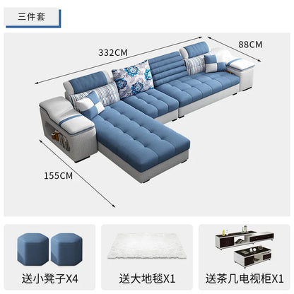 Living Room Minimalist Sofa Sectional Luxury Modern Home Sofa Lazy Comfortable Canape Salon De Luxe Furniture Accessories