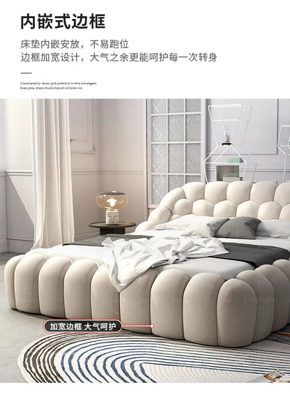 Luxury Double Bed Modern Floor Design Wooden Space Saving Japanese Soft Cheap Bed Comfortable Cama Solteiro Unique Furniture