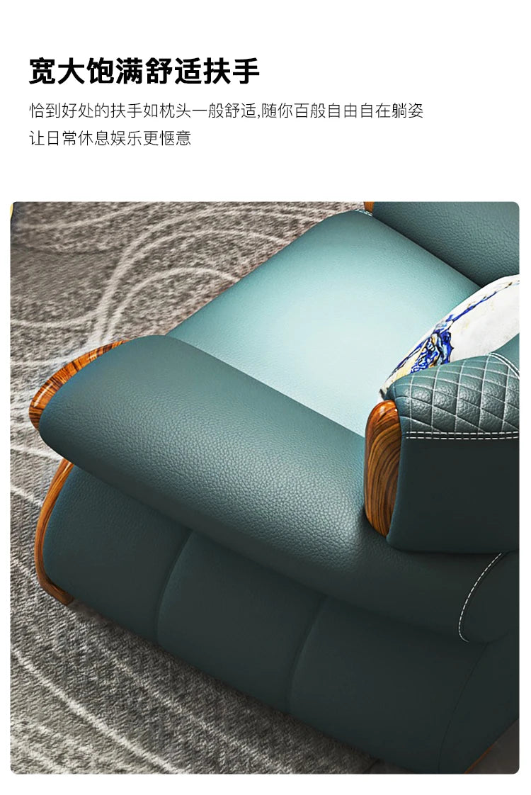 Aesthetic Nordic Living Room Sofas Pouf Leather Minimalist Modern Living Room Sofas Lounge Koltuk Takımı Postmodern Furniture