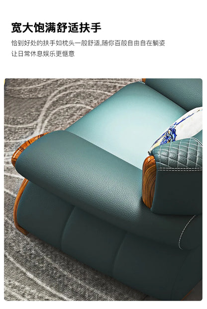 Aesthetic Nordic Living Room Sofas Pouf Leather Minimalist Modern Living Room Sofas Lounge Koltuk Takımı Postmodern Furniture