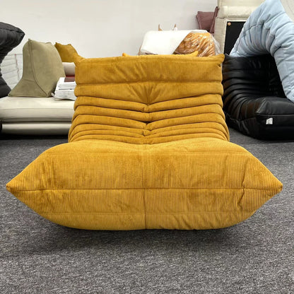 Bean Bag Chair for Adults Corduroy Single Fireside Floor Chair Comfortable Corner Lounge Sofa for Living Room Bedroom Office