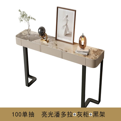 Italian Luxury Console Table With Storage Thin Living Room Entrance Console Table Rectangle Glam Woonkamer Tafel Furniture
